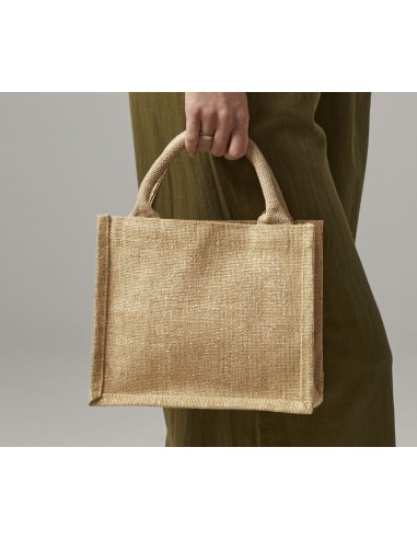 WES-W431-Shimmer Jute Mini Gift Bag